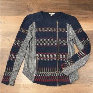 Lucky Brand cotton jacket with embroidery